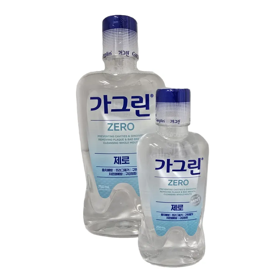 가그린 제로 구강청결제, 1.2L, 2개