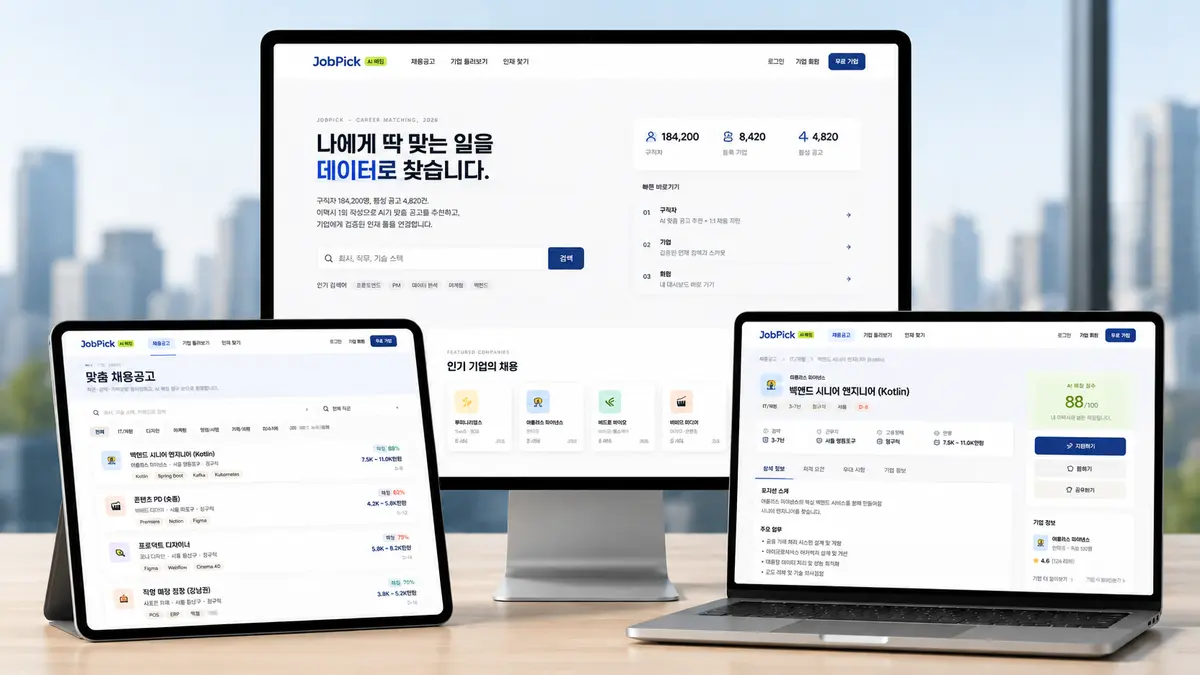 JobPick · 구인구직 썸네일